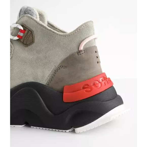 Sorel Kinetic Renegade Waterproof Boots 11 Alpine Gray Suede Ankle Booties - Picture 4 of 9